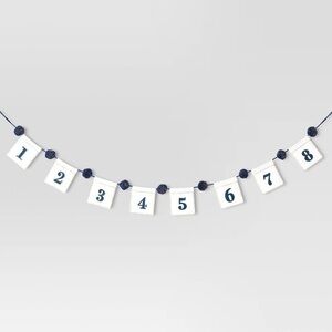 8 Days of Hanukkah Garland - Threshold nwt